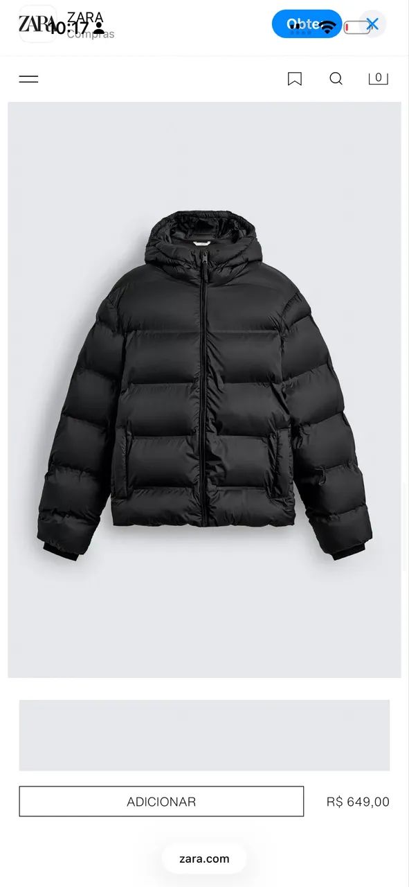 Jaqueta Zara preta original  - Foto 3