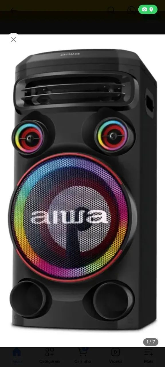 Caixa torre AIWA  - Foto 3