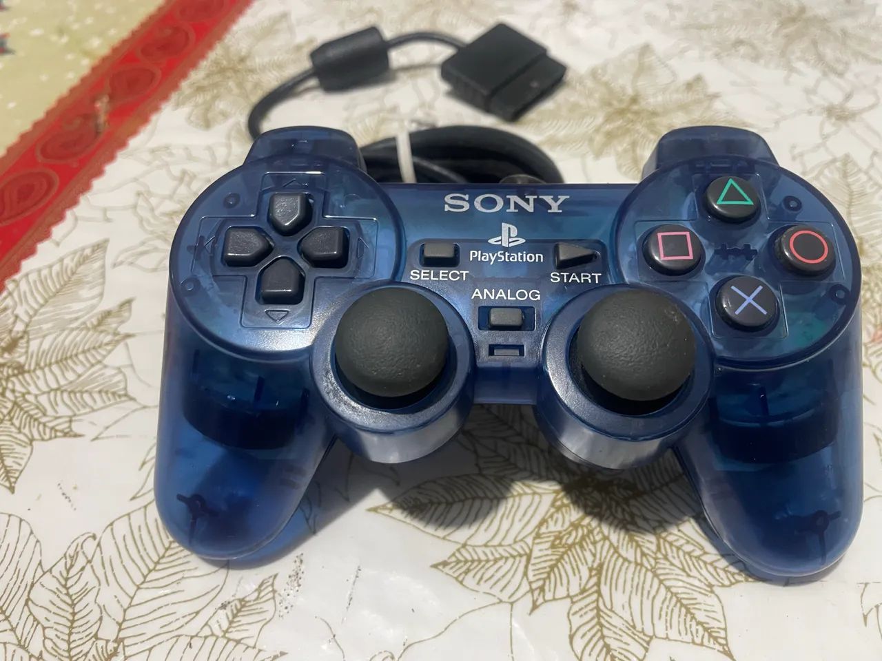 Controle ocean blue ps2 original  - Foto 2