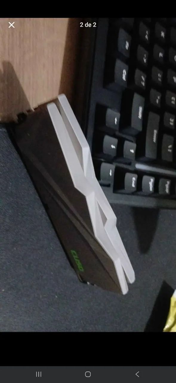 Vende-se memórias ram cuso rgb 16 GB 2x8  3200 mhz  - Foto 2