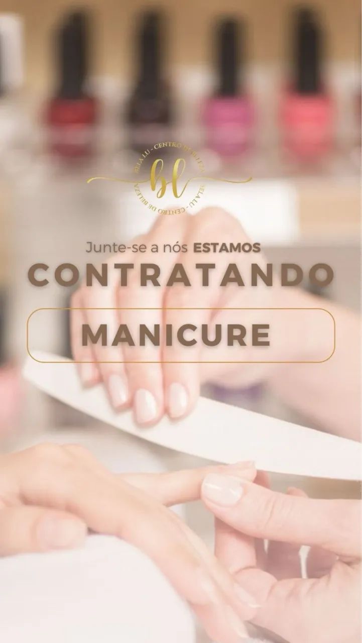 Vaga para manicure