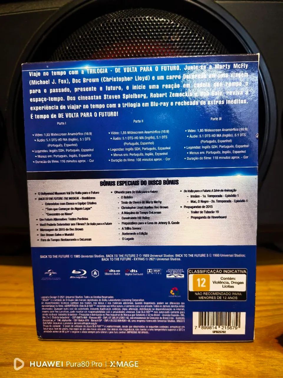 Box Blu Ray Trilogia De Volta Para O Futuro ( 4 Discos ) - CDs