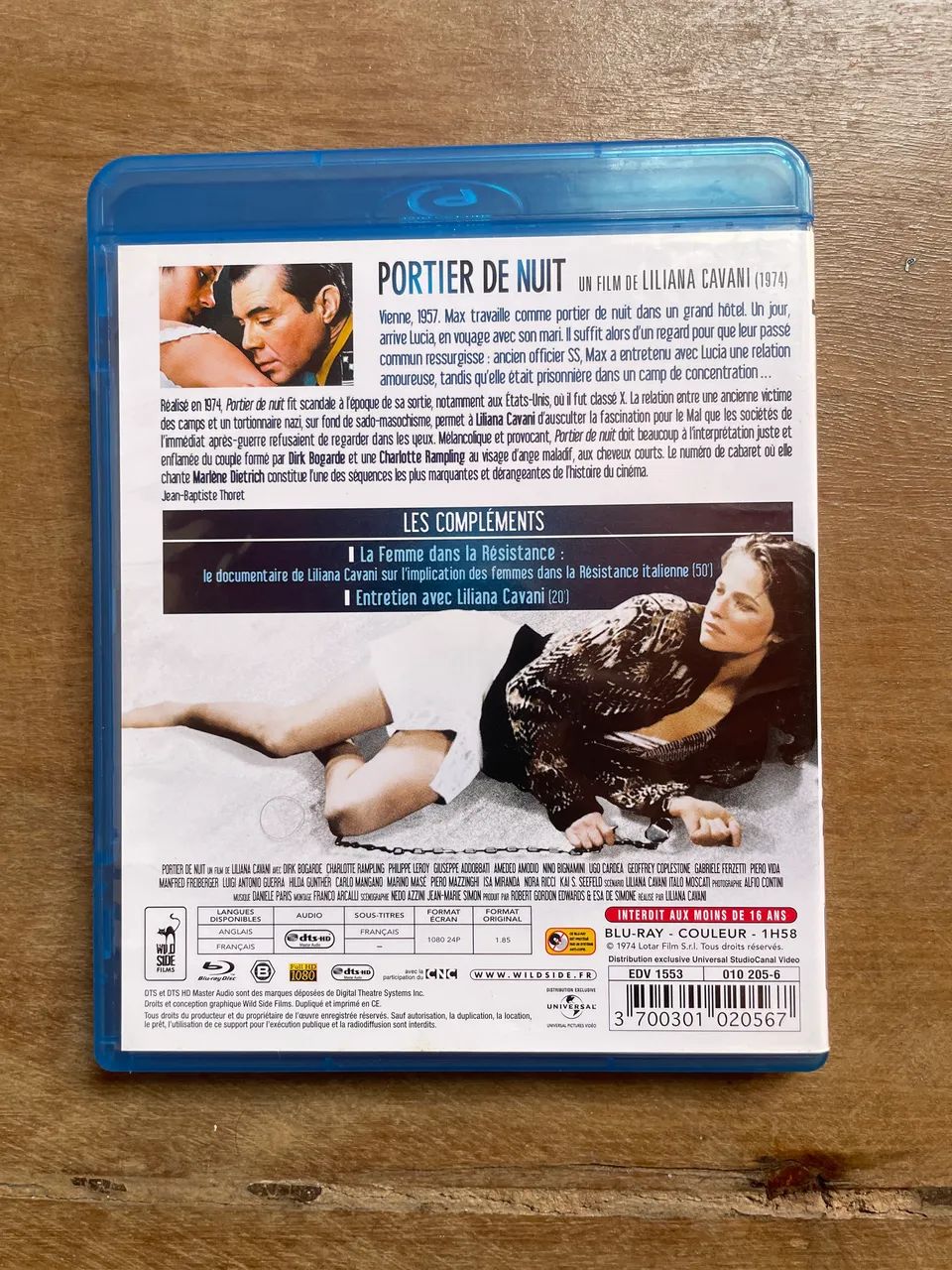 Blu-ray importado Porteiro da Noite, Rampling, Bogarde, Cavani - Foto 2