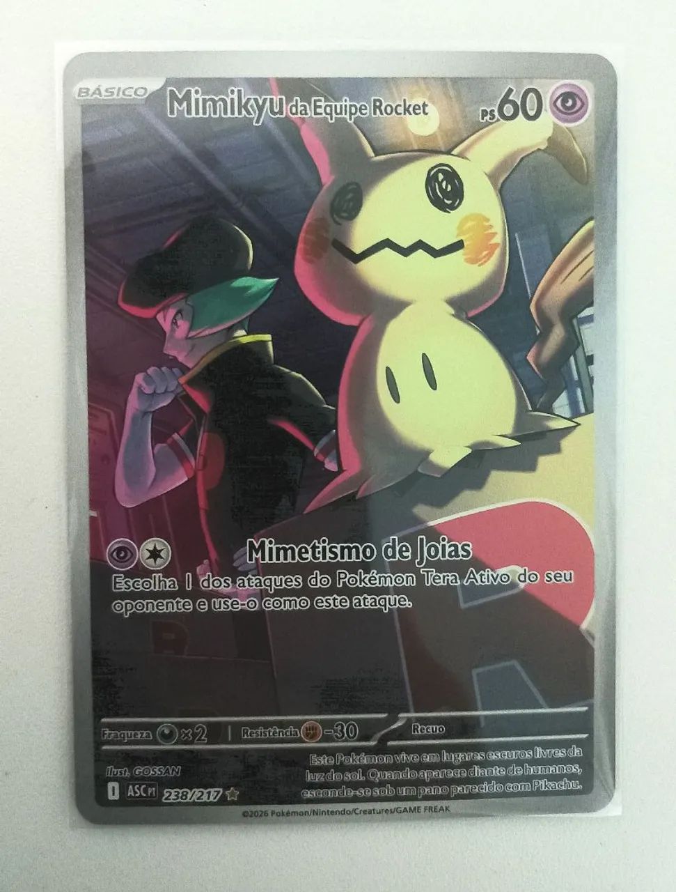 Mimikyu da Equipe Rocket