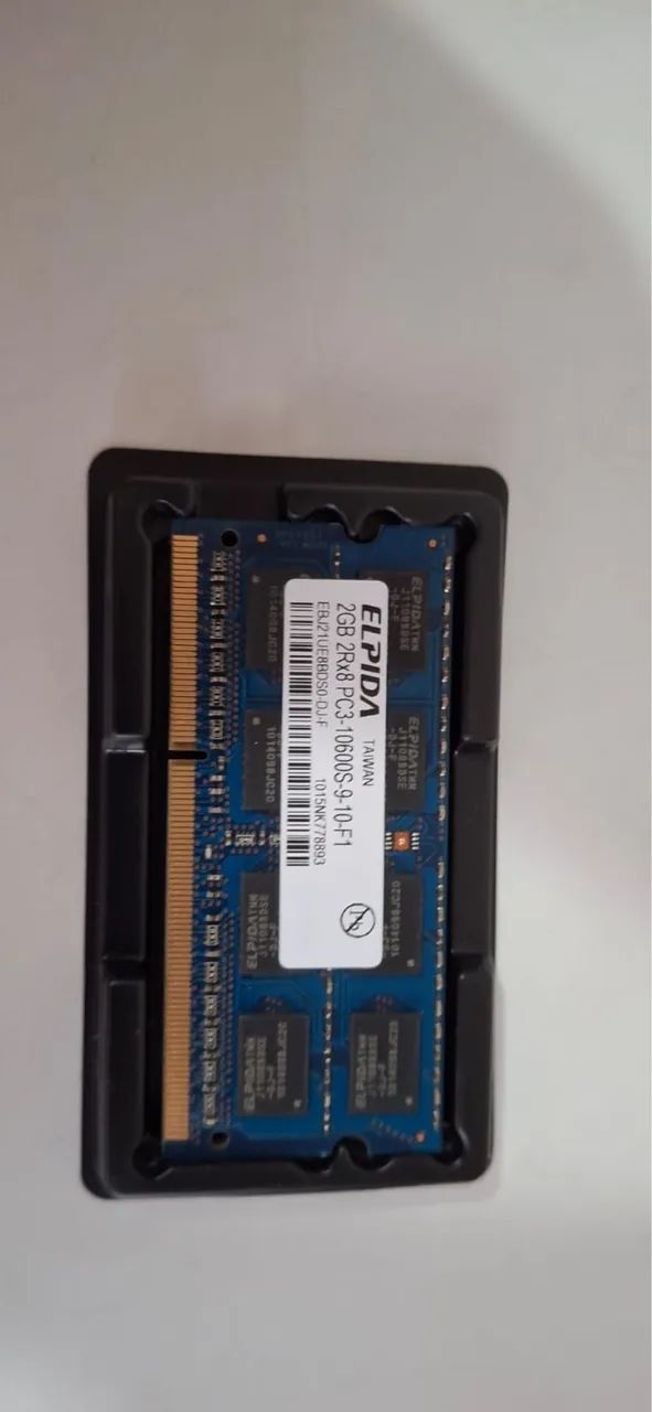 2 pentes memória ram 2gb
