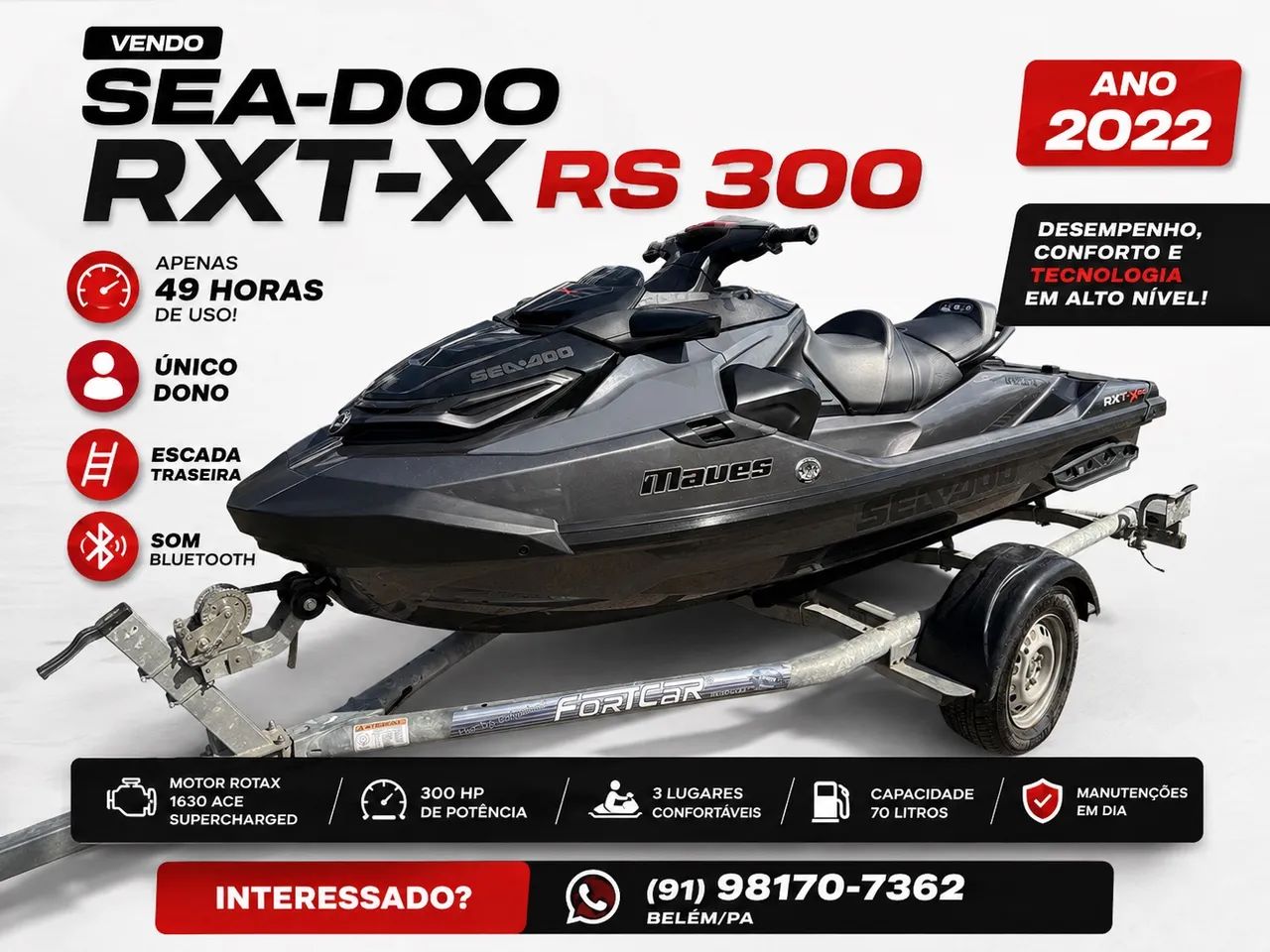 Jet Ski Seadoo RXT-X RS 300