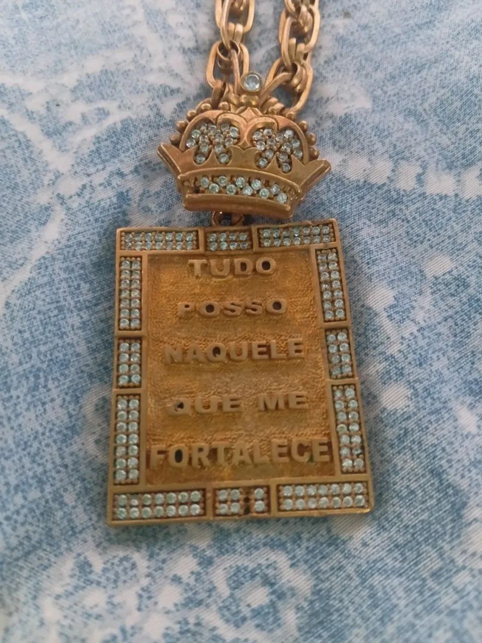 Corrente  moeda antiga  - Foto 2