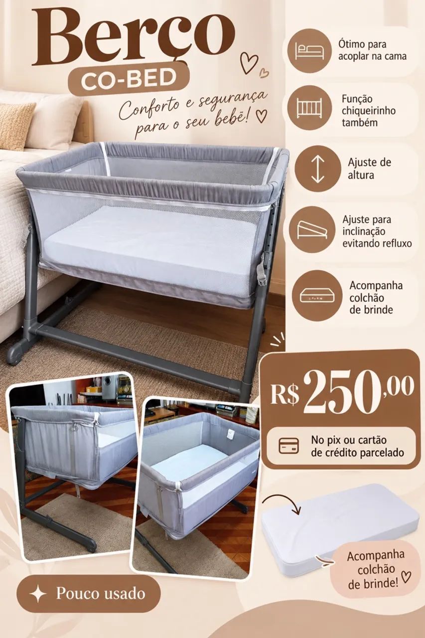 Berço co-bed - Foto 5