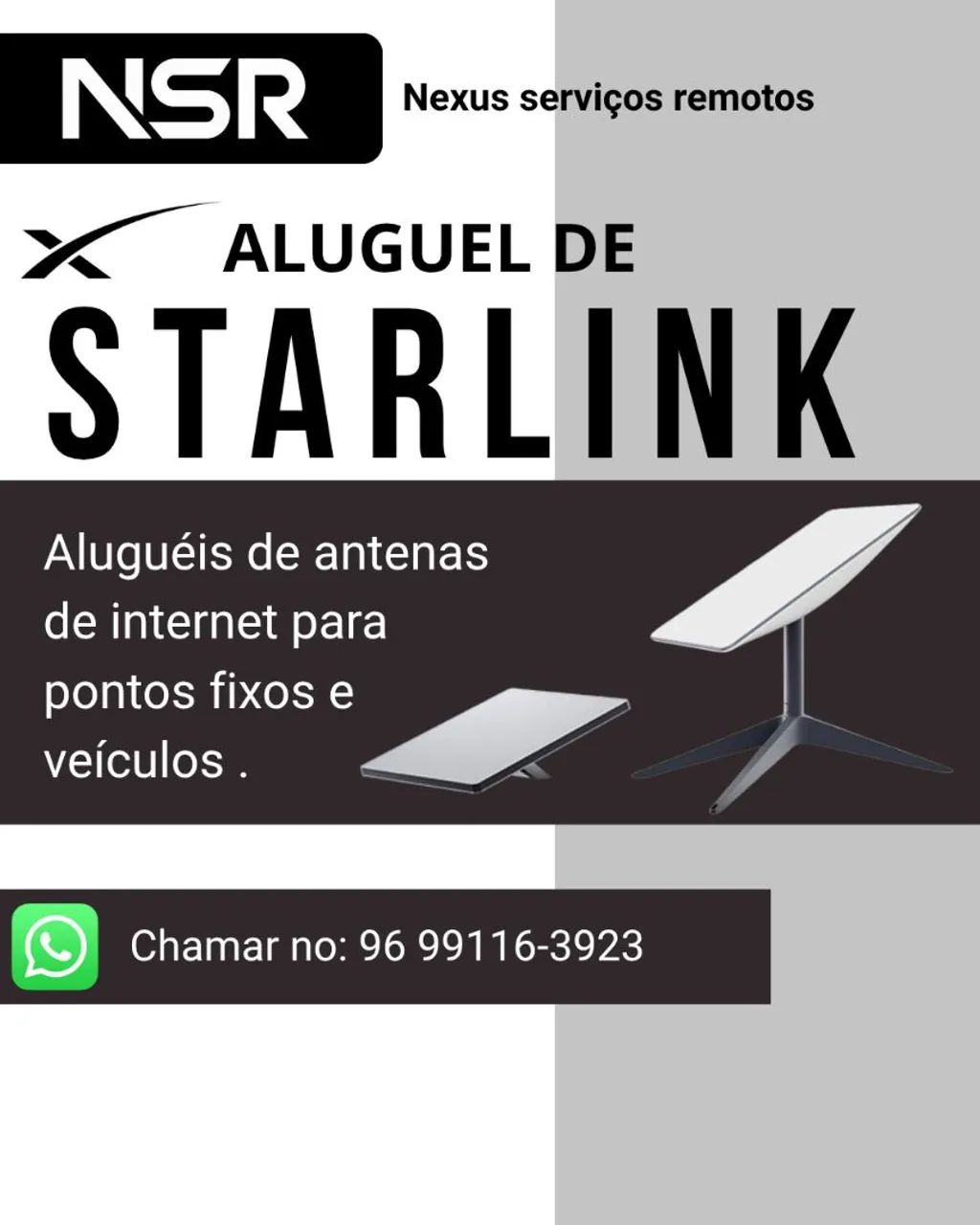 Aluguel de Starlink
