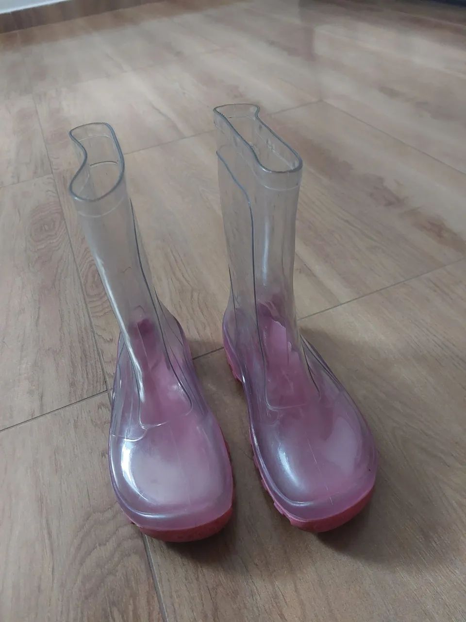 Bota infantil transparente tm 34 - Foto 2