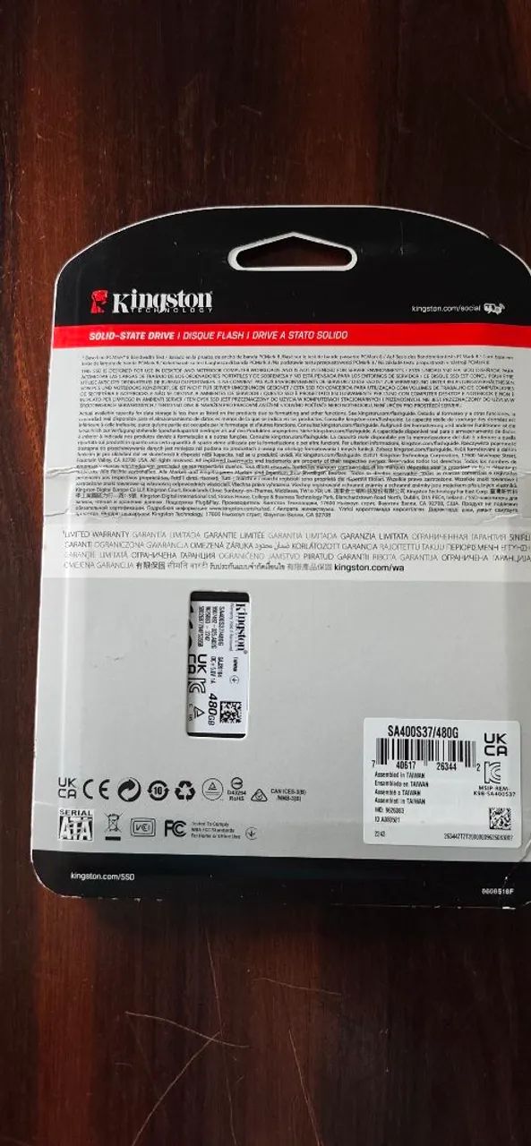 SSD 480 gb Kingston - Foto 2