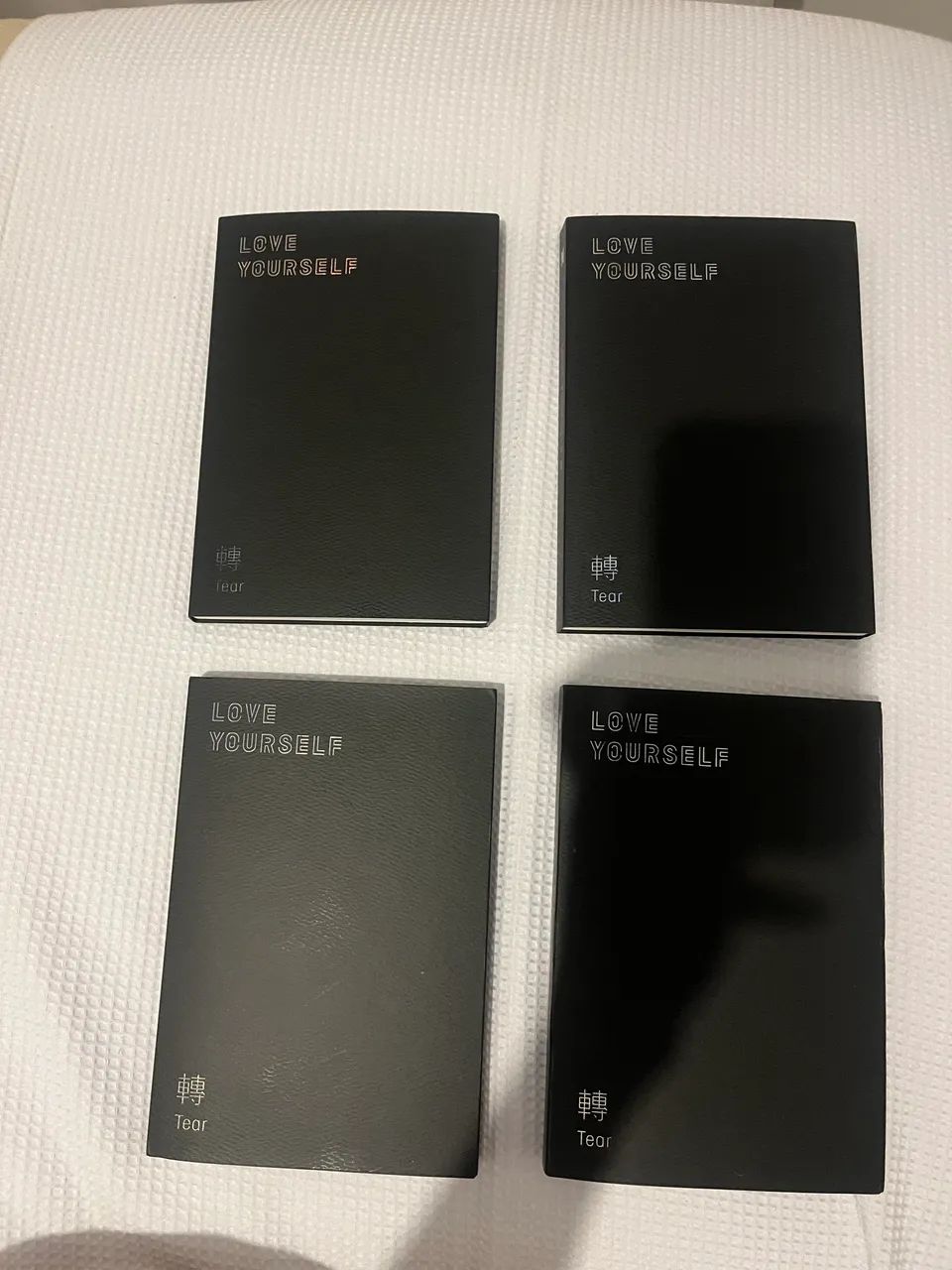 SET álbum bts Y-O-U-R  (4 álbuns),love yourself 