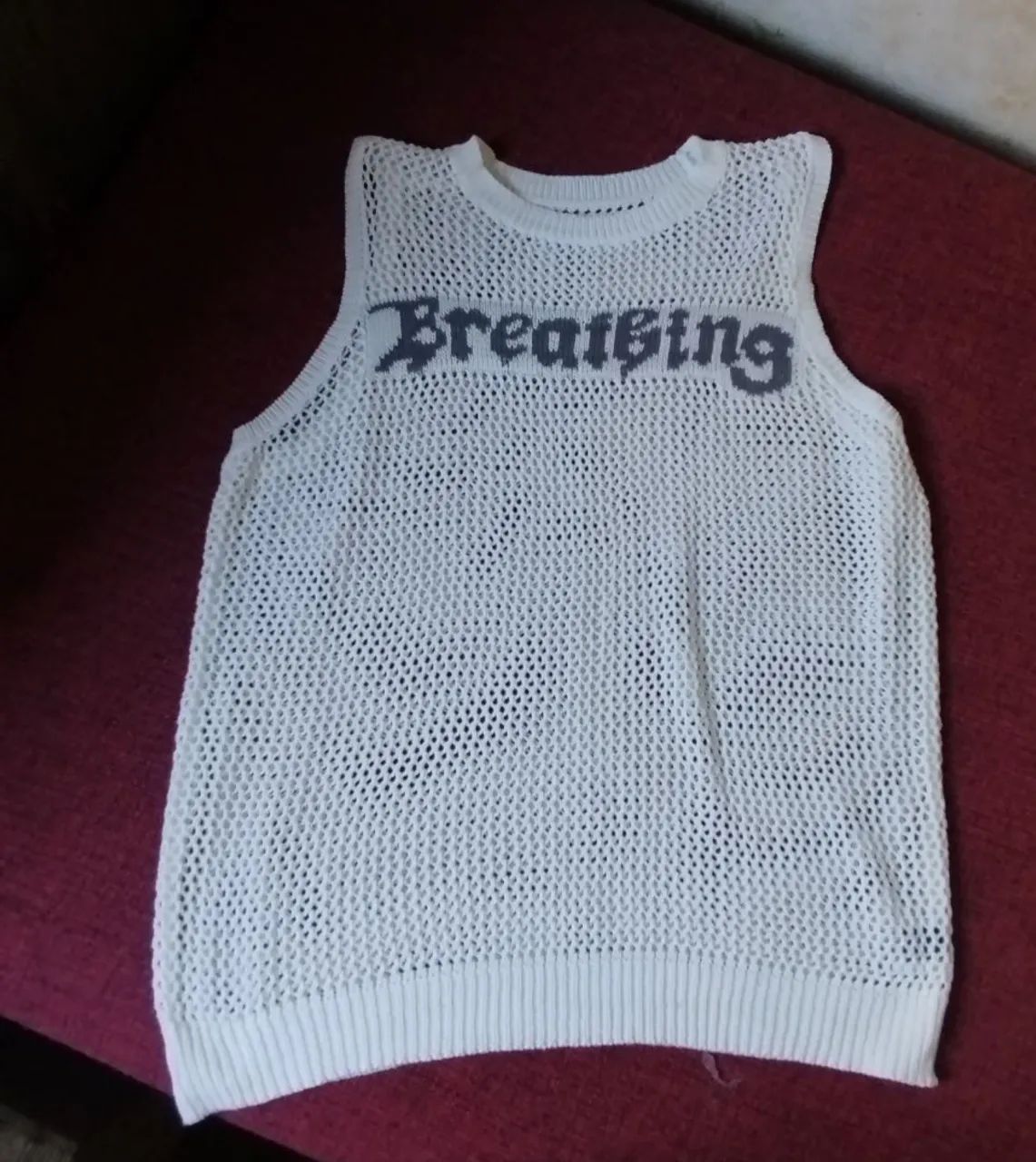 Colete de malha masculina 