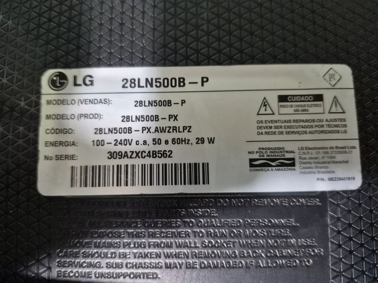 Vende-se TV 28 polegadas toda boa porém com defeito na tela - Foto 4