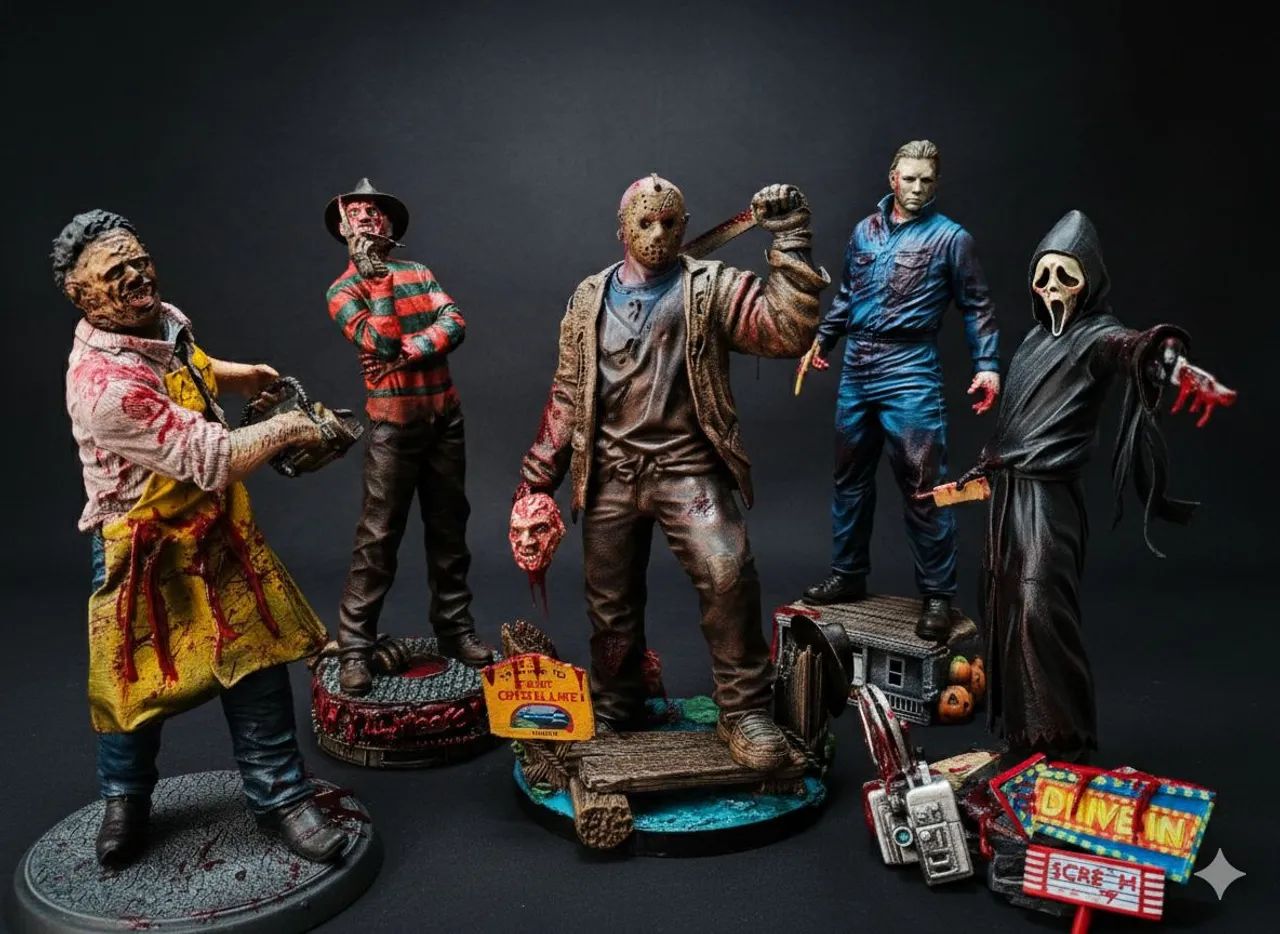 Figuras de terror  3D 