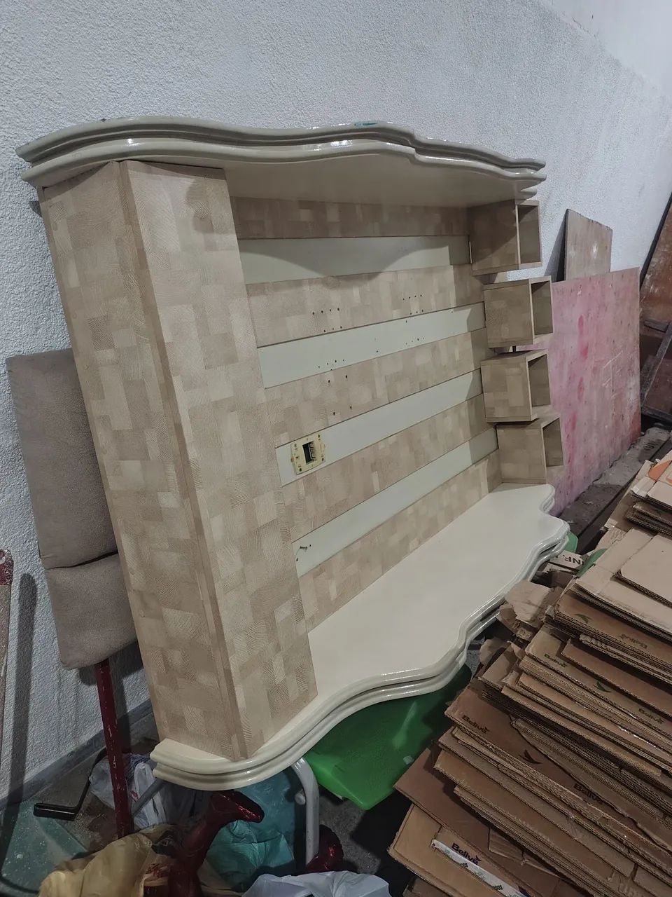Painel de TV até 55 polegadas branco com marfim - Foto 3