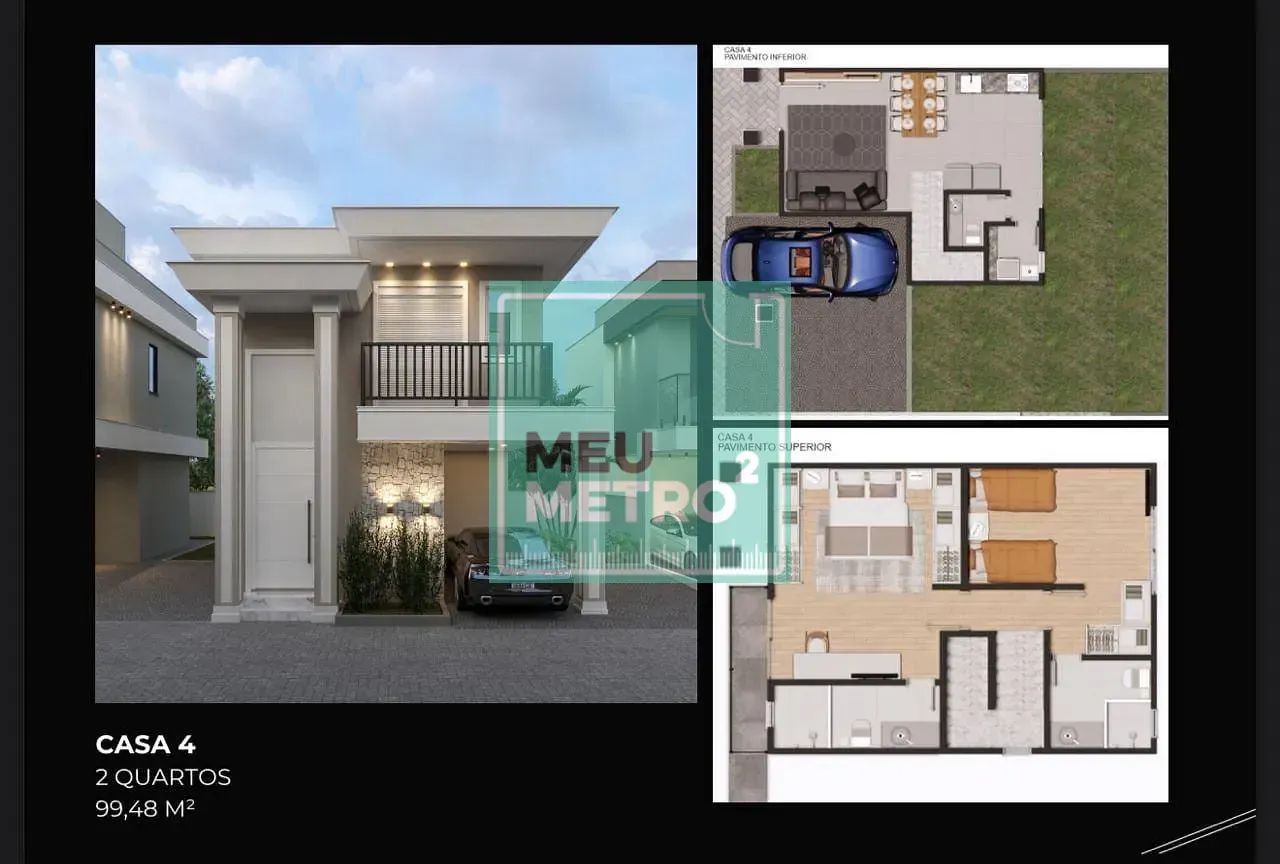 Casa com 2 dormitórios - Santo Antônio de Lisboa - Florianópolis/SC