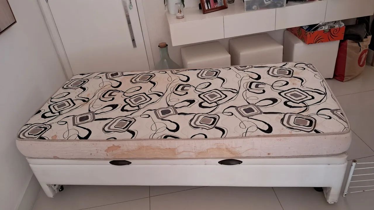 Cama box solteiro com auxiliar  - Foto 4