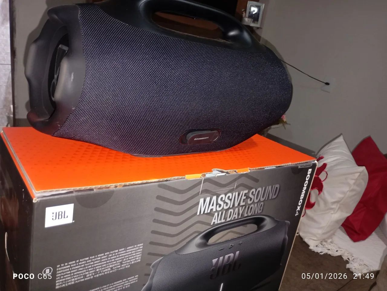Caixa boombox 4 JBL,210 w - Foto 5