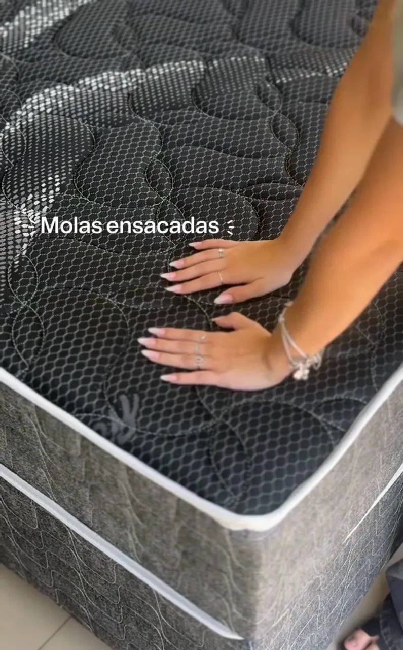 Cama box de casal nova e embalada pronta entrega  - Foto 4