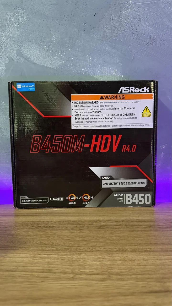 Kit Ryzen 5 5500 + Placa-mãe B450 ASRock - Foto 3