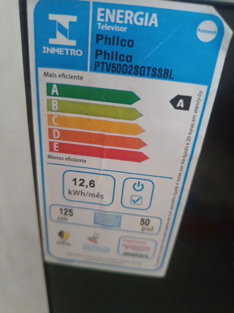 Televisão para retirada de peças 50 polegadas Philips apenas dois anos de uso nota fiscal