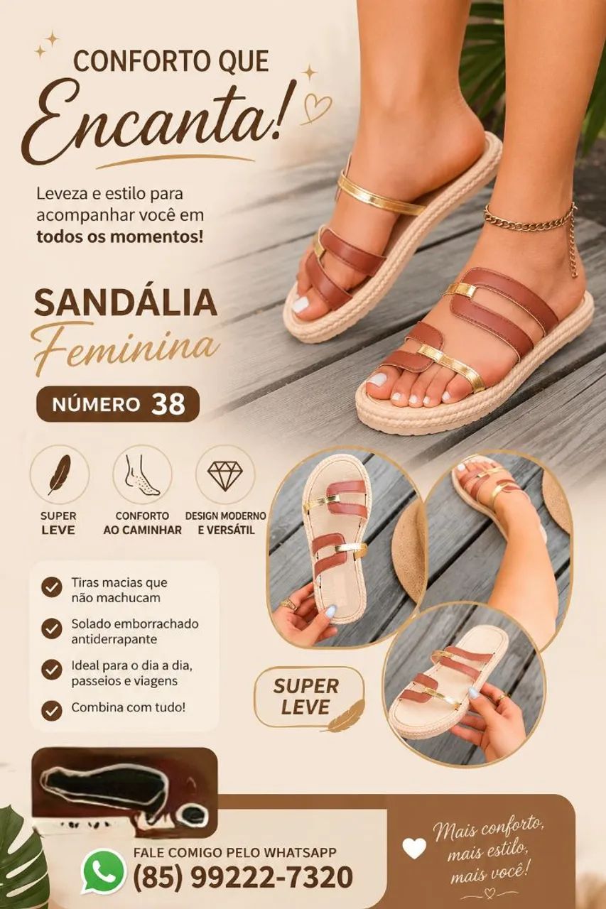 Sandália feminina  - Foto 2