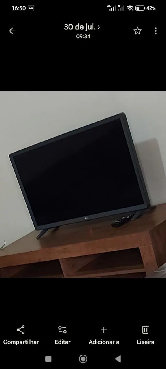 TELEVISÃO LG 35 Polegadas.