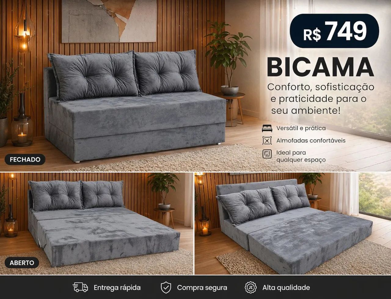 Bicama entrega grátis rápida promoção  - Foto 2