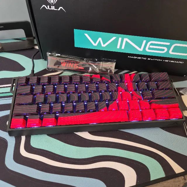 Teclado Mecanico AULA WIN60HE MAX Magnetico 60%