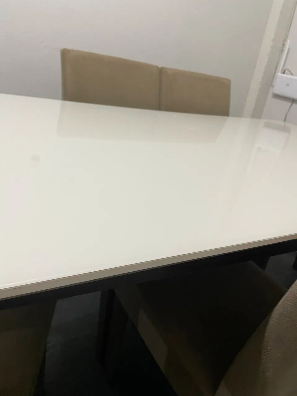 Mesa 6 cadeiras tampo de vidro - Foto 3