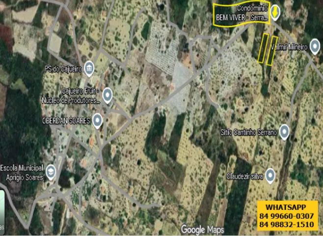 Lotes apartir de 260m² no Bem Viver Serra do Cajueiro, com parcelas de R$ 180,00 mensais. - Foto 5