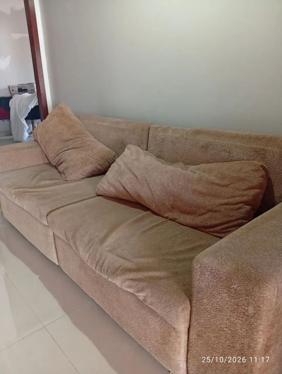 Parcelo no cartão em 3x Sof á semi-novo 5 lugares - Foto 2