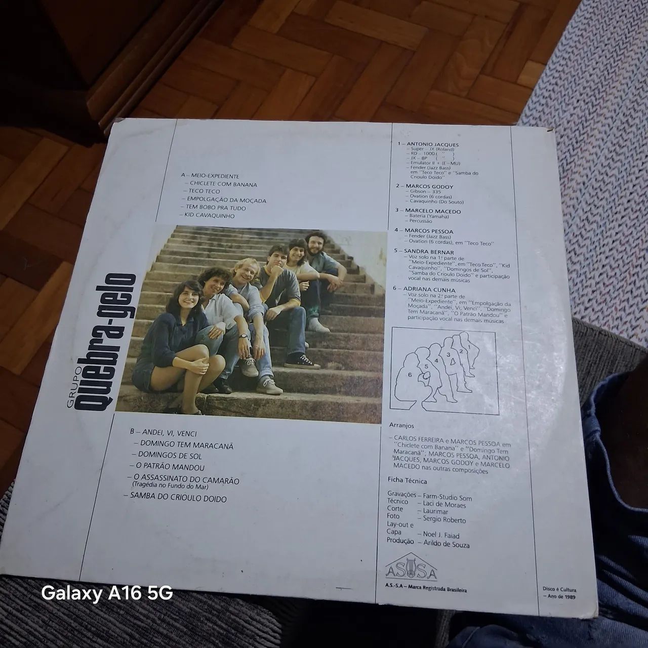 Lp Grupo Quebra-Gelo 1989 - Foto 2