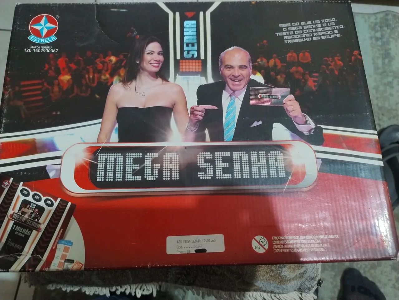Jogo tabuleiro Mega Senha
