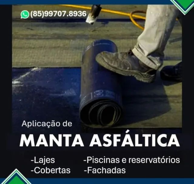 Impermeabilização com manta asfáltica em Fortaleza