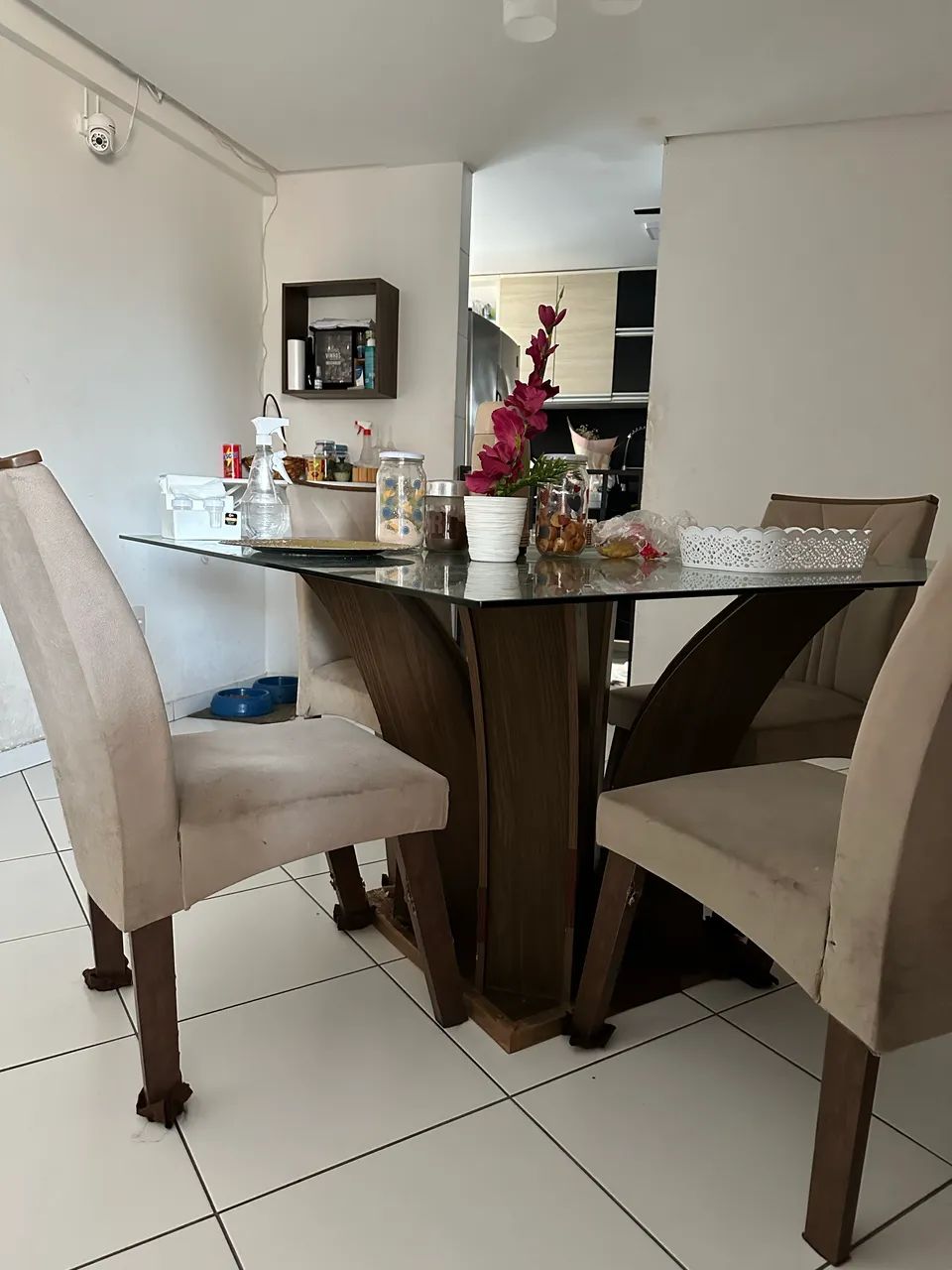 Mesa e cadeiras jantar 