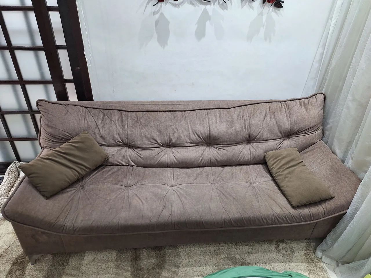 Sofá de 3 lugares grande 2,21 x 1,00 