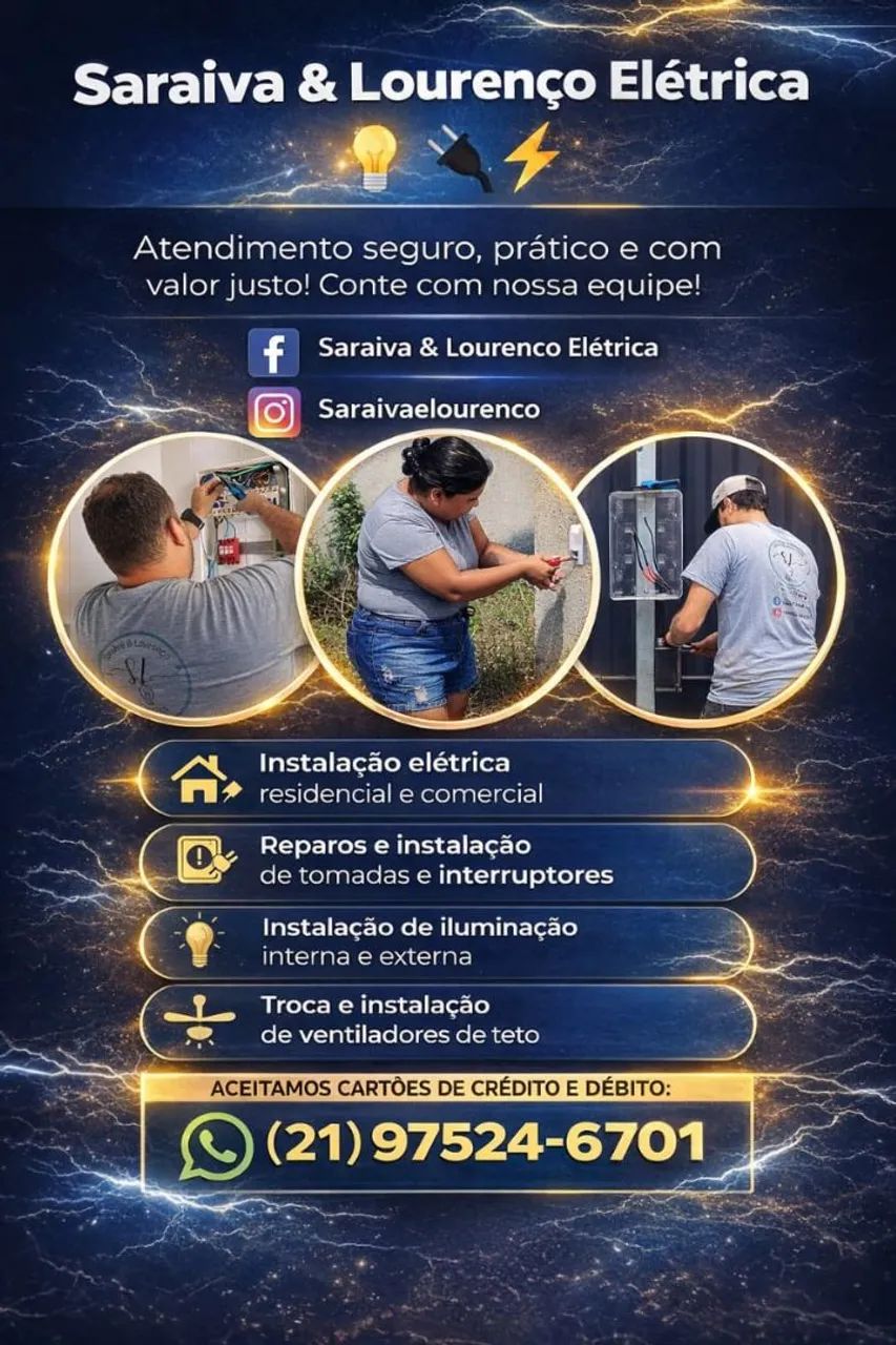 Eletricista Fabio Saraiva - Foto 5