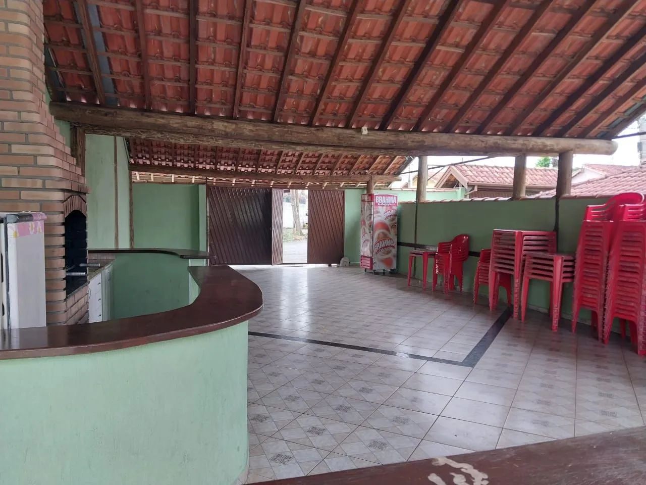 Salão de festas com piscina e churrasqueira  - Foto 3