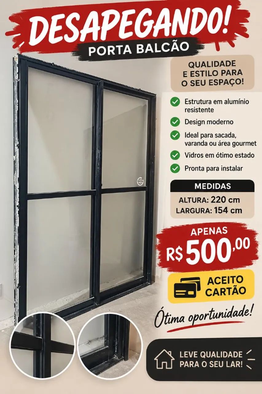 Porta Balcão 