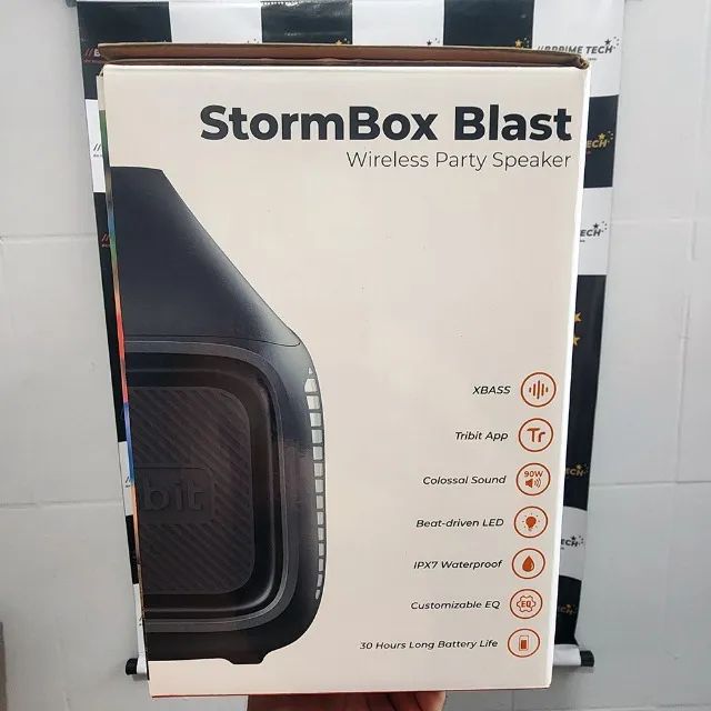 Caixa de Som Tribit StormBox Blast 90W Bluetooth Usada + Bolsa - Foto 2
