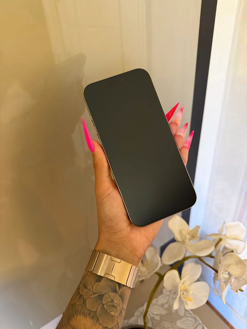 iPhone 16 Pro Max Titânio Natural Garantia Apple - Foto 4