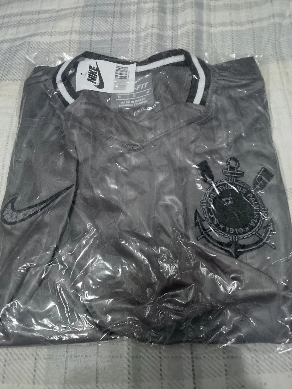 Camisa Corinthians cinza 3D - Foto 3