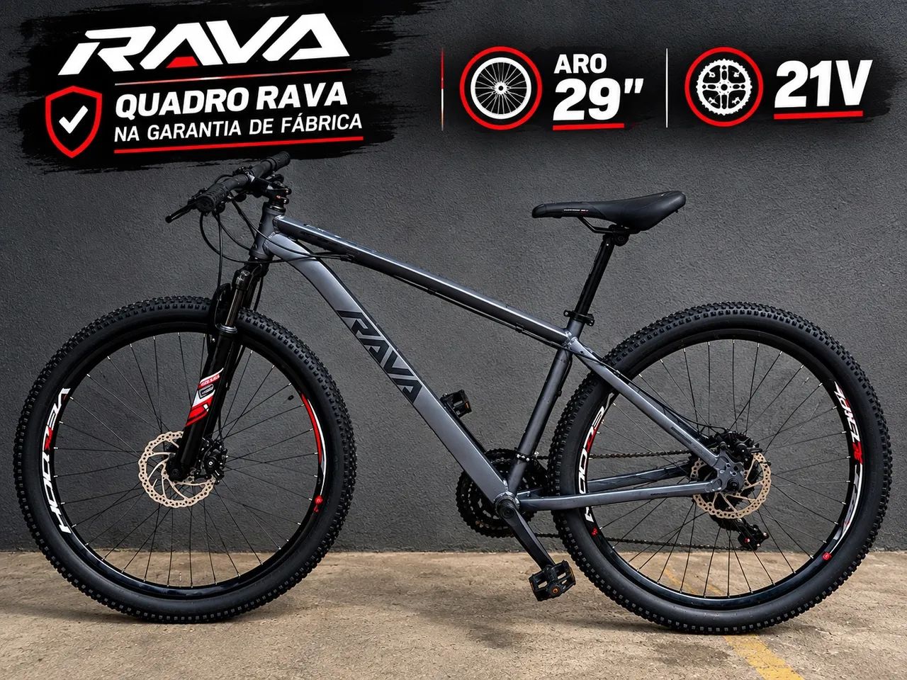 Bicicleta Rava aro 29 mtb 21v