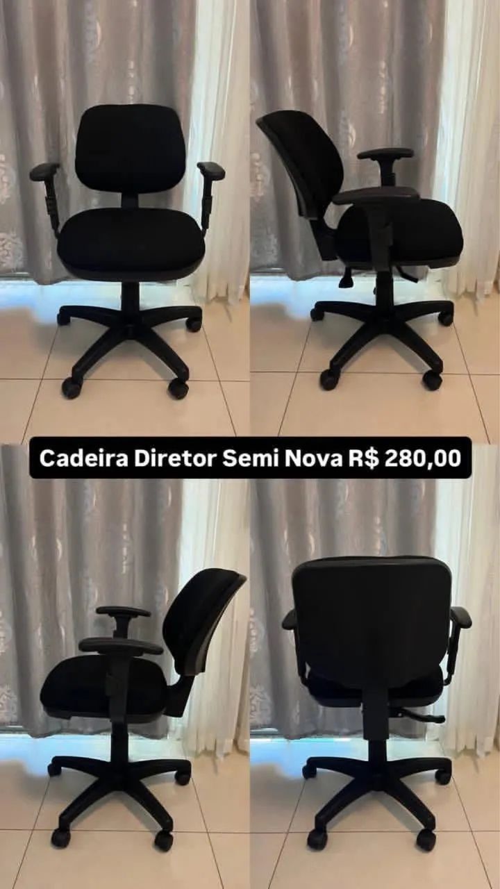 Cadeiras de escritório com Garantia de 3 meses  - Foto 2