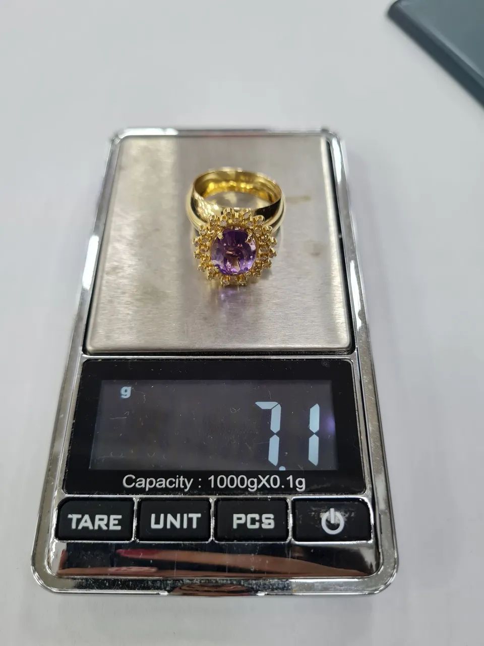 Anel em OURO 18K com brilhantes - Foto 3