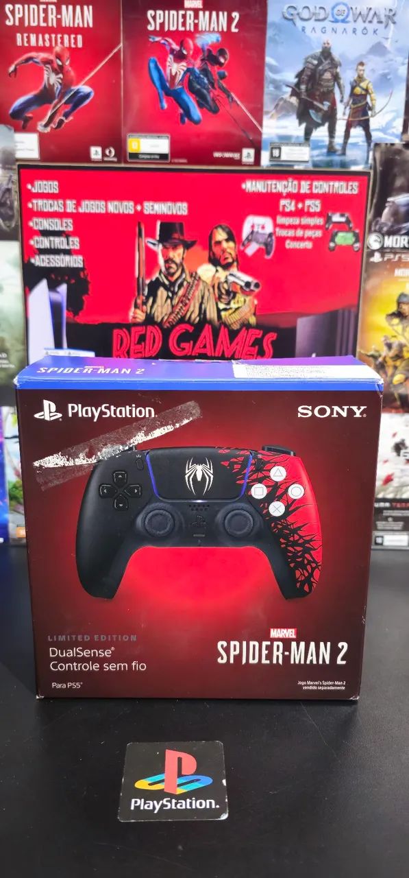 CONTROLE HOMEN ARANHA PS5  - Foto 4
