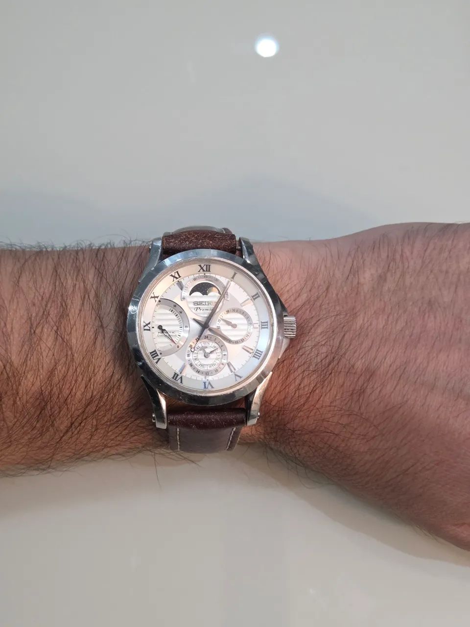 Seiko Premier Moon Phase Automático - Foto 2