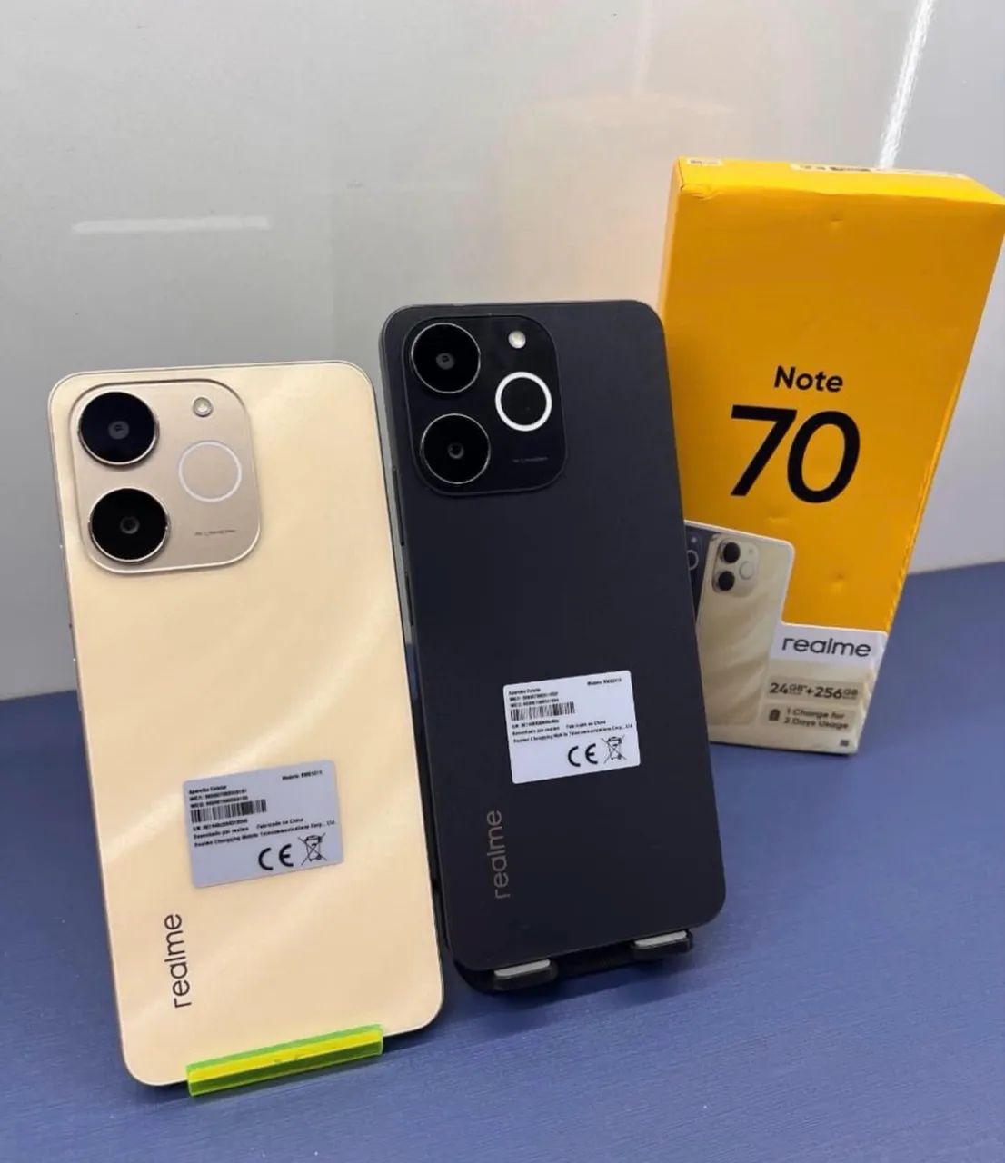 Realme Note 70 04/256- Preto Dourado Novos 